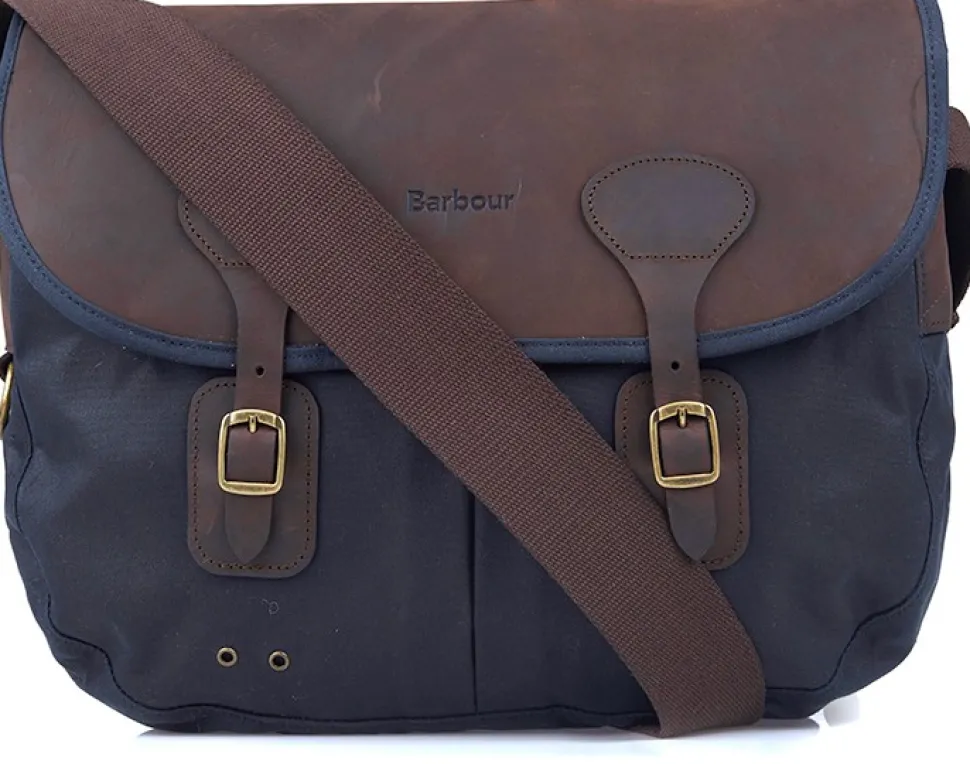 Barbour Wax Leather Tarras -Laukku