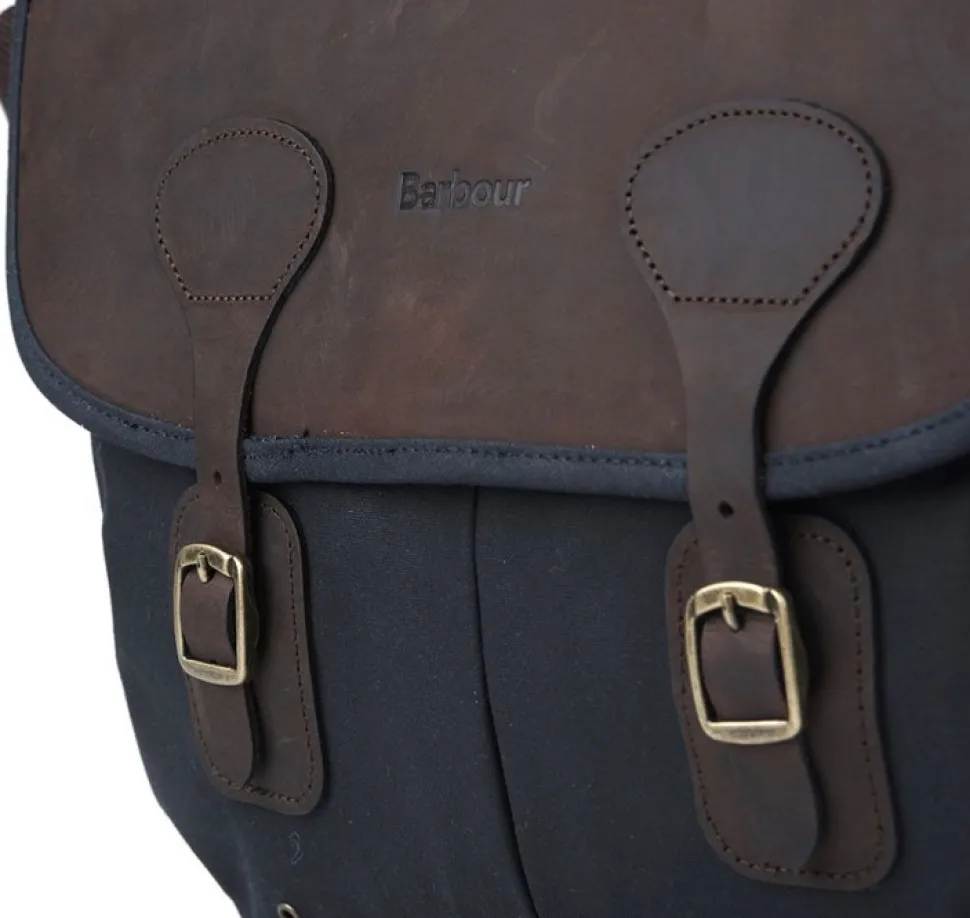 Barbour Wax Leather Tarras -Laukku