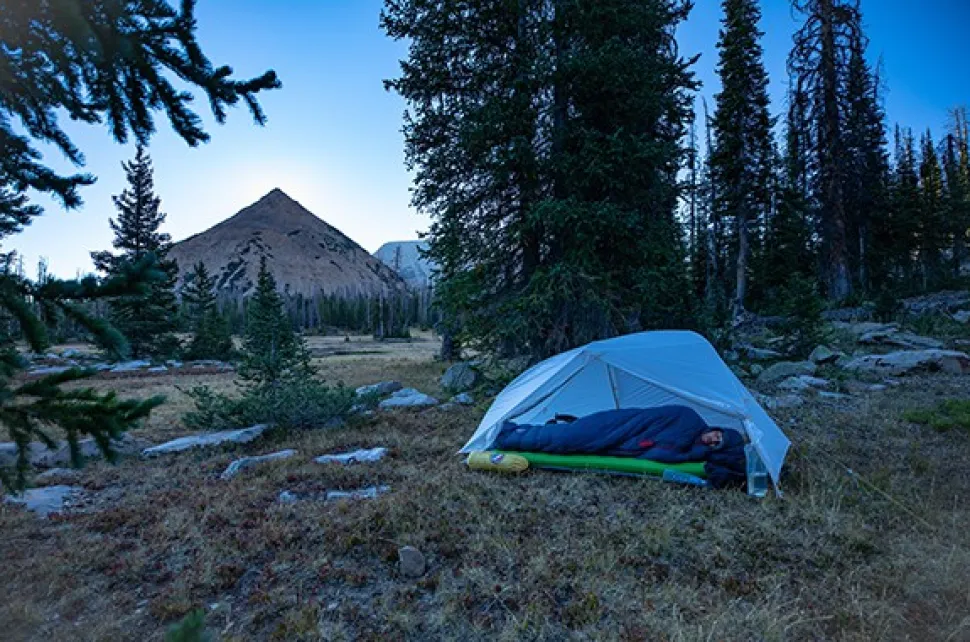 Big Agnes Sidewinder Sl 35 650 Downtek Naisten Makuupussi, Petite, Sininen