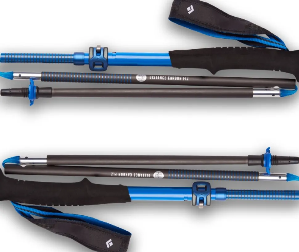 Black Diamond Distance Carbon Flz Vaellussauvat, Ultra Blue