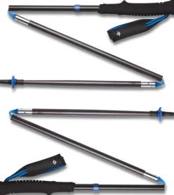 Black Diamond Distance Z-Poles Pewter Kokoontaitettavat Vaellussauvat