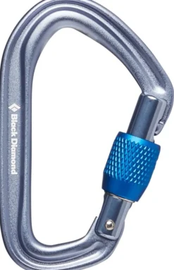 Black Diamond Hotforge Screwgate Carabiner Ruuvikarbiini, Harmaa