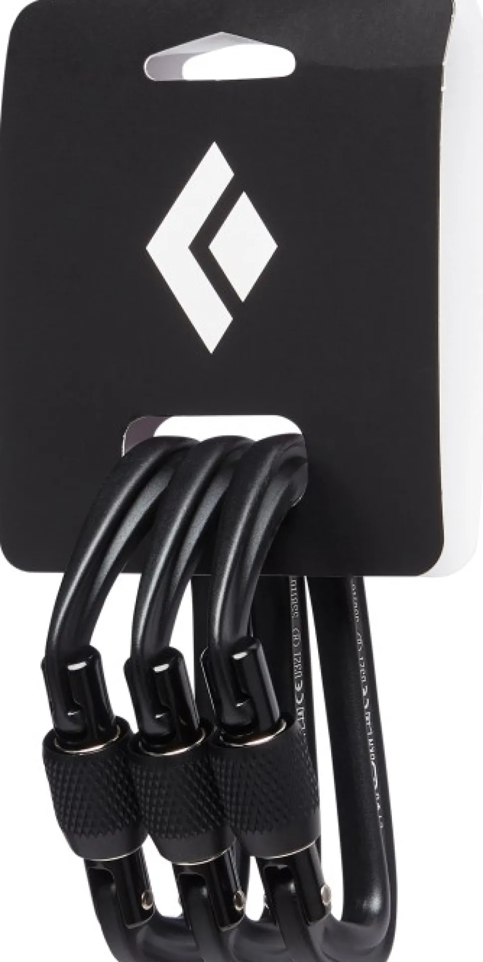 Black Diamond Hotforge Screwgate 3-Pack Black -Ruuvikarbiinit