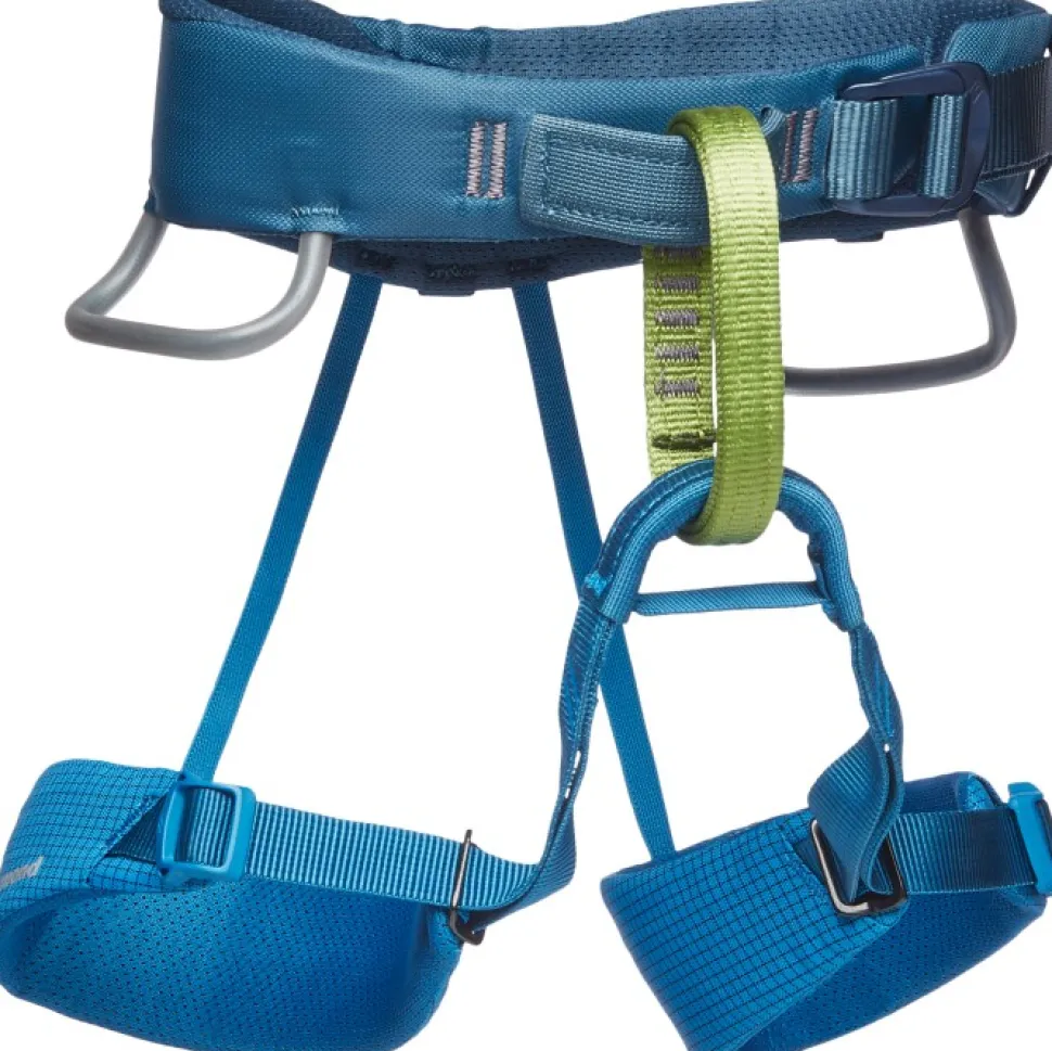 Black Diamond Kids Momentum Harness Kingfisher -Lasten Kiipeilyvaljaat