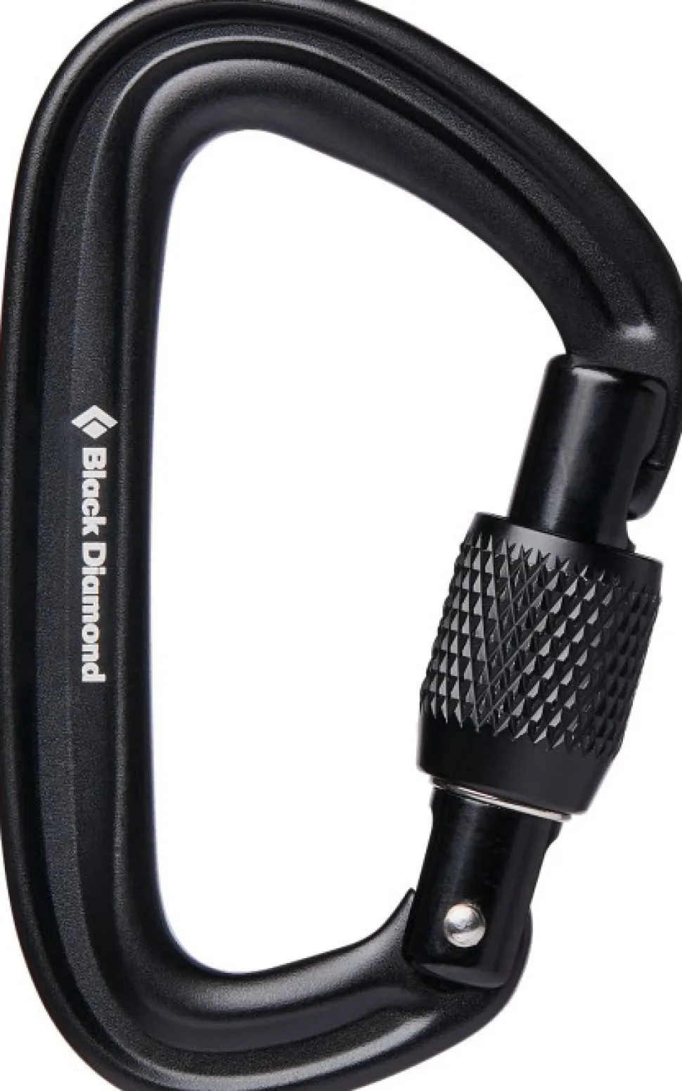 Black Diamond Liteforge Screwgate Carabiner Black -Erittain Kevyt Karbiini