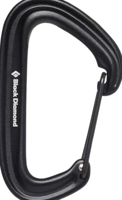 Black Diamond Litewire Karabiinihaka, Musta