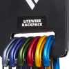 Black Diamond Litewire Rackpack Varikoodatut Karabiinihaat, 6 Kpl