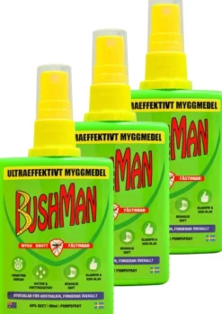 Bushman Pumpspray 90Ml 3-Pack