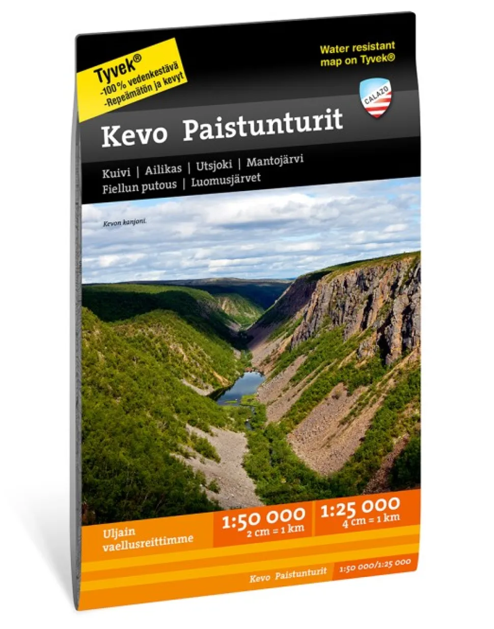 Calazo Kevo Paistunturit 1:25 000/1:50 000