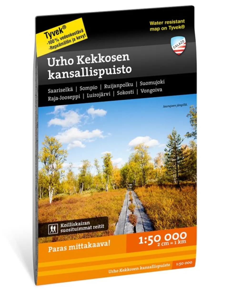 Calazo Urho Kekkosen Kansallispuisto 1:50 000