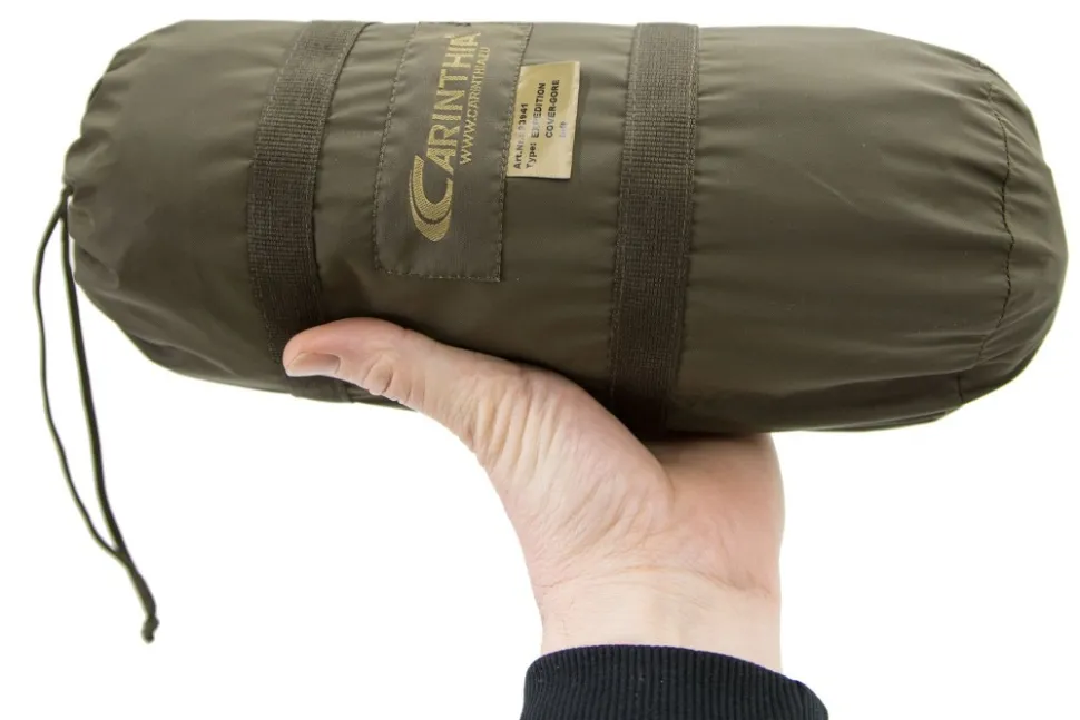 Carinthia Expedition Cover Gore-Tex Makuupussin Paallinen, Oliivinvihrea