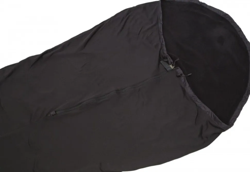 Carinthia Grizzly Mid Zip Fleecemakuupussi, Musta