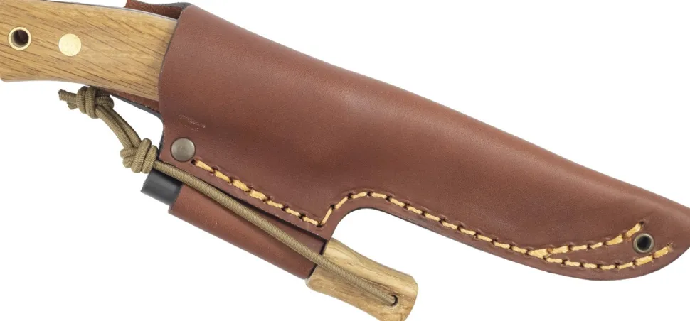 Casstrom No.10 Swedish Forest Knife Sleipner Puukko Kipinaraudalla, Oak/Scandi