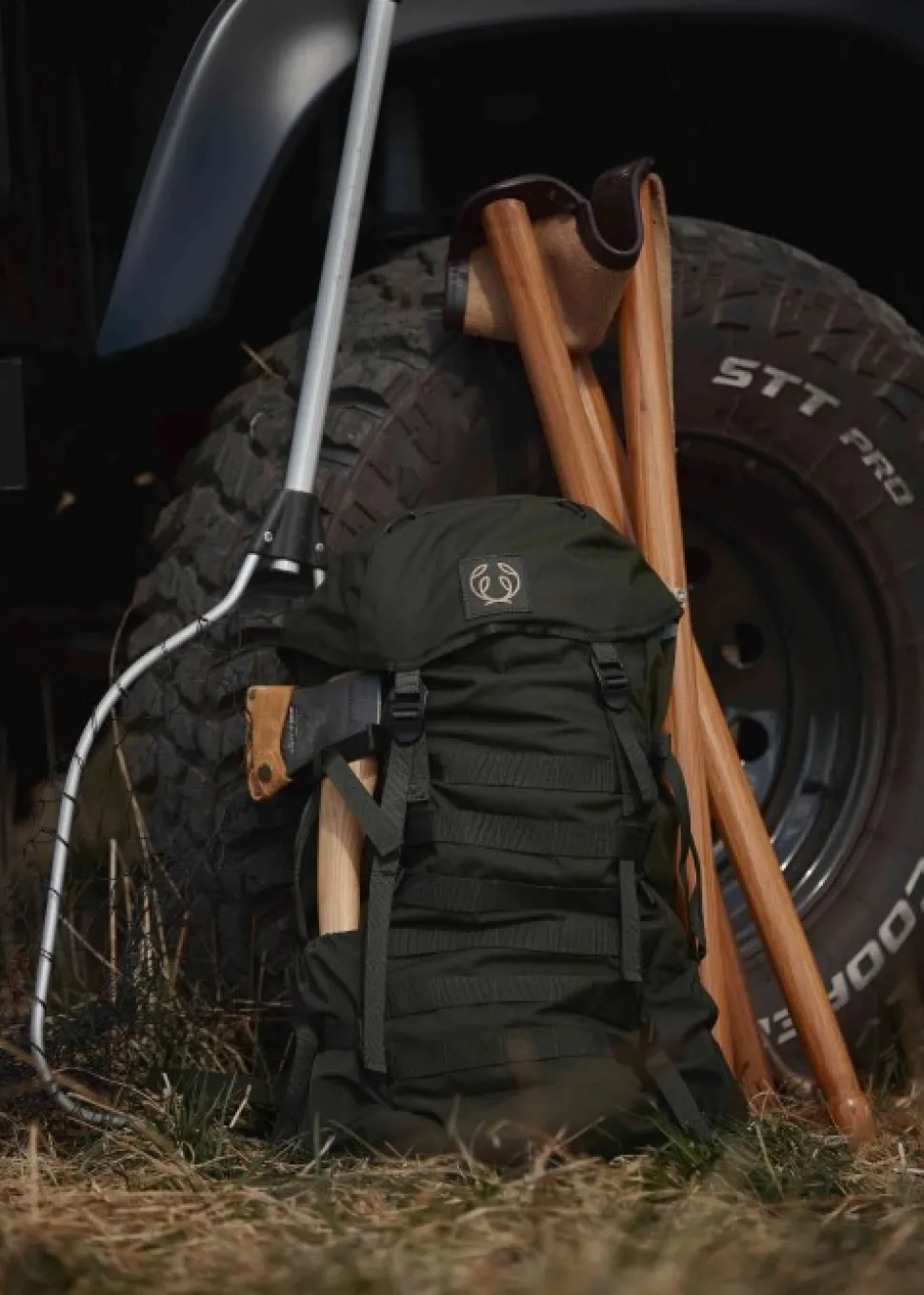 Chevalier Ranger Day Pack Metsästysreppu, 30 L, Tummanvihrea
