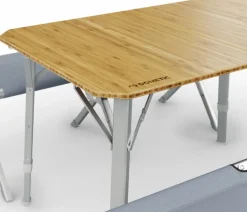 Dometic Compact Camp Table Bamboo Taitettava Retkipoyta