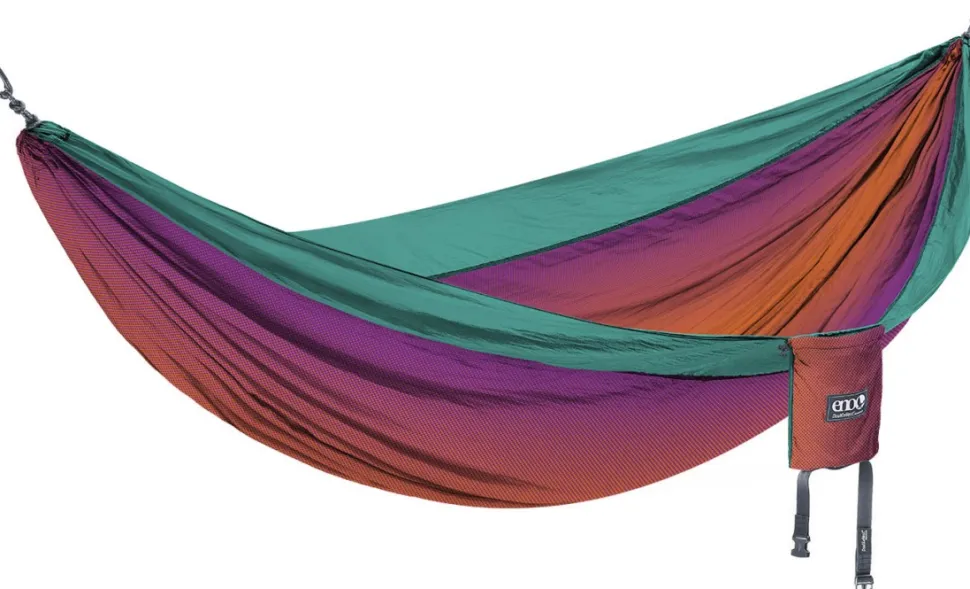 Eno Doublenest Bluesign Print Kahden Hengen Riippumatto, Fade/Seaglass