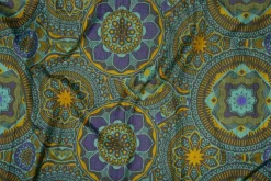Eno Doublenest Bluesign Print Kahden Hengen Riippumatto, Mantra/Gold