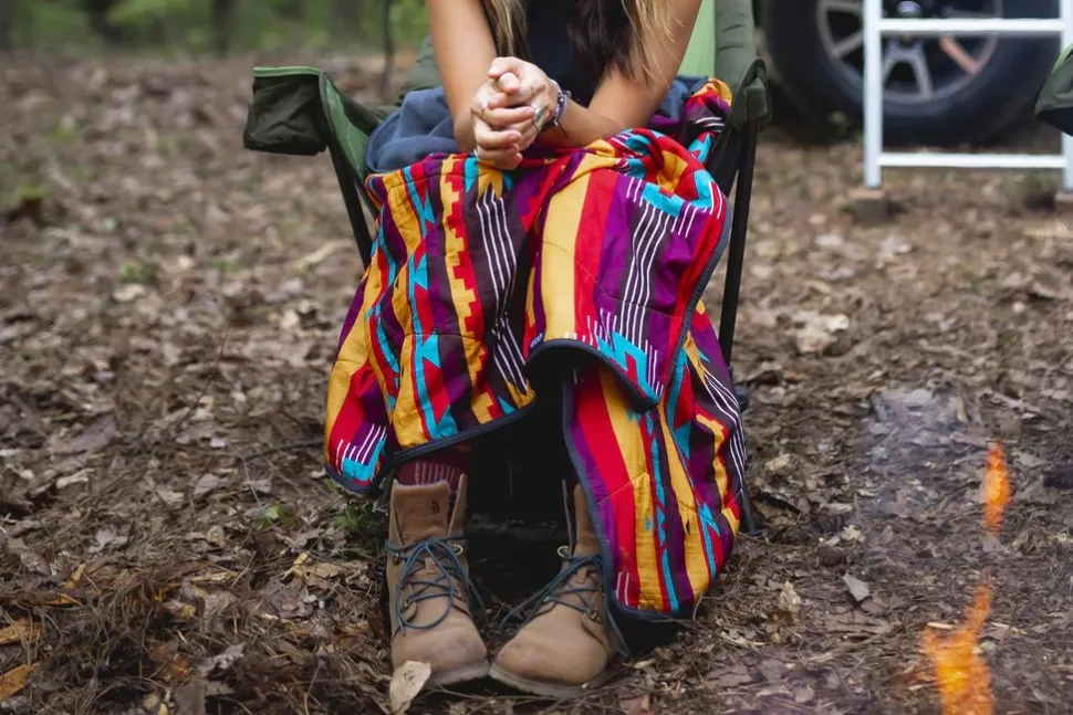 Eno Fieldday Blanket Fleecepeitto, Kilim Red