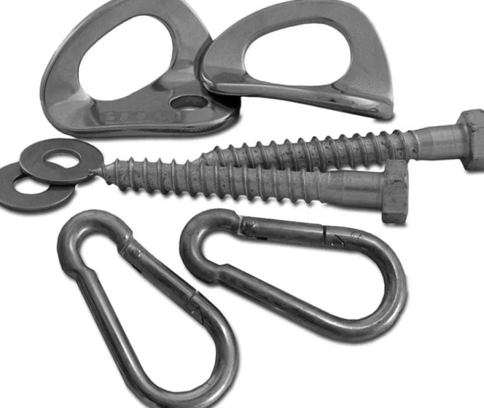 Eno Hammock Hanging Kit Silver Riippumaton Ripustussarja Sisatiloihin