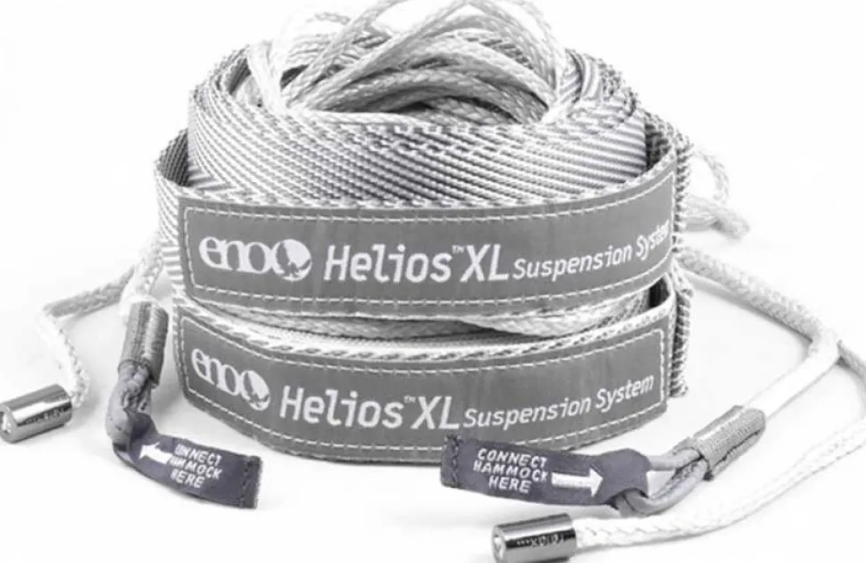 Eno Helios Xl Ultralight Suspension System Kiinnitysjarjestelma Riippumatolle, Harmaa, 4,08 M