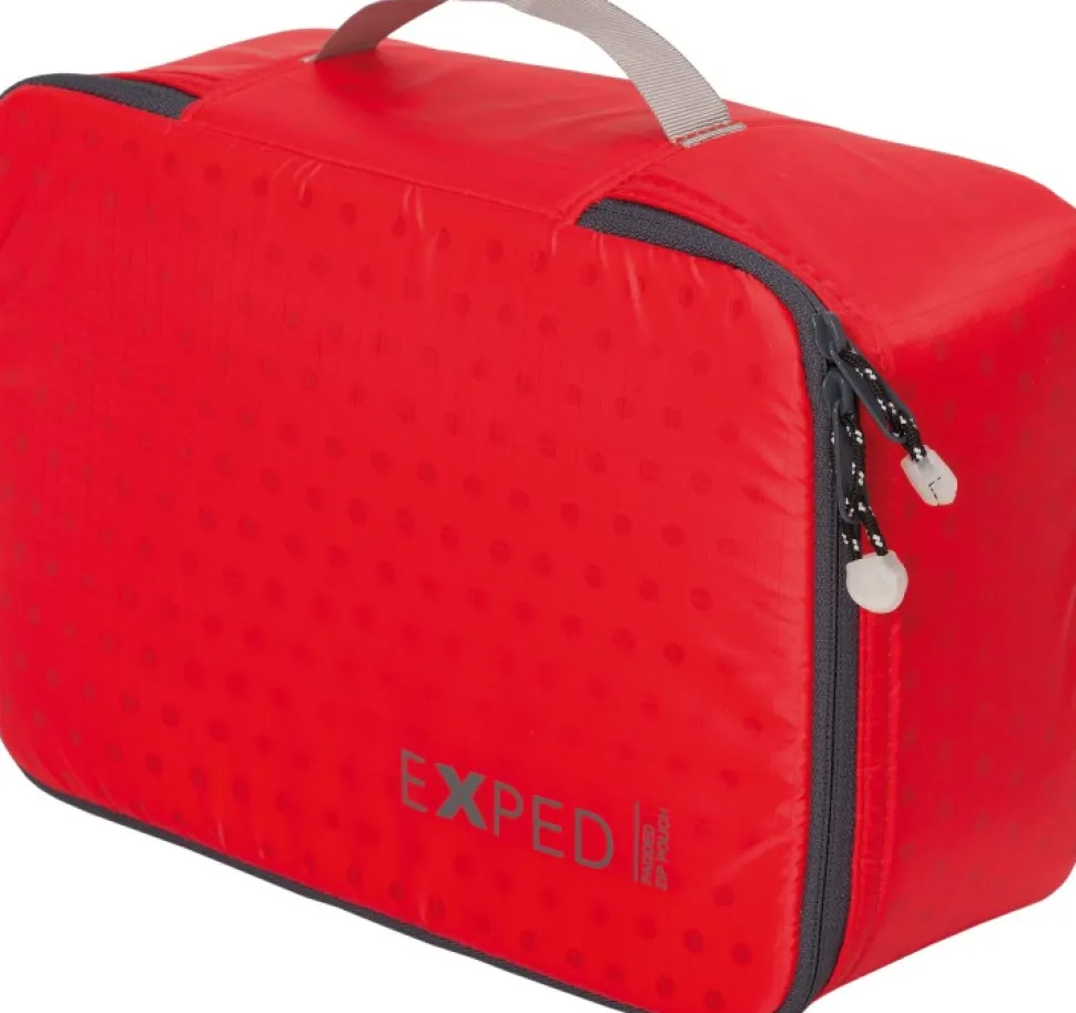 Exped Padded Zip Pouch Sailytyslaukku, L, Punainen
