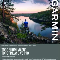 Garmin Topo Finland V5 Pro -Kartta, Microsd/Sd-Kortti