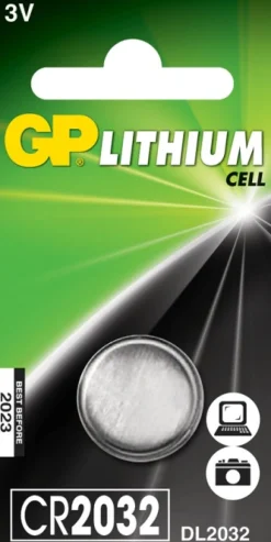 Gp Litium-Nappiparisto Cr2032, 1 Kpl
