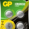 Gp Litium-Nappiparisto Cr2032, 4 Kpl
