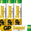 Gp Super Alkaline Aaa-Paristot, 24A/Lr03, 4 Kpl