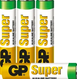Gp Super Alkaline Aaa-Paristot, 24A/Lr03, 4 Kpl