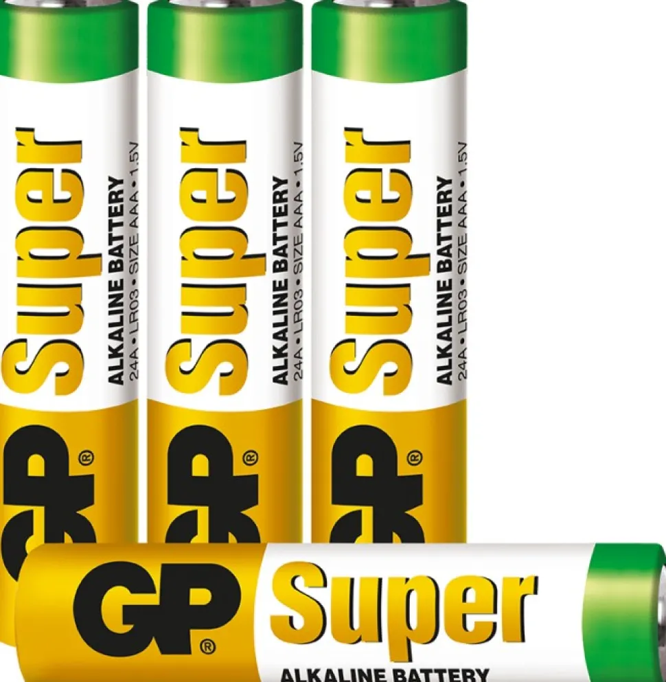 Gp Super Alkaline Aaa-Paristot, 24A/Lr03, 4 Kpl