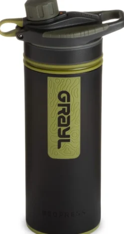 Grayl Geopress Purifier Bottle Vedensuodatin, Camo Black