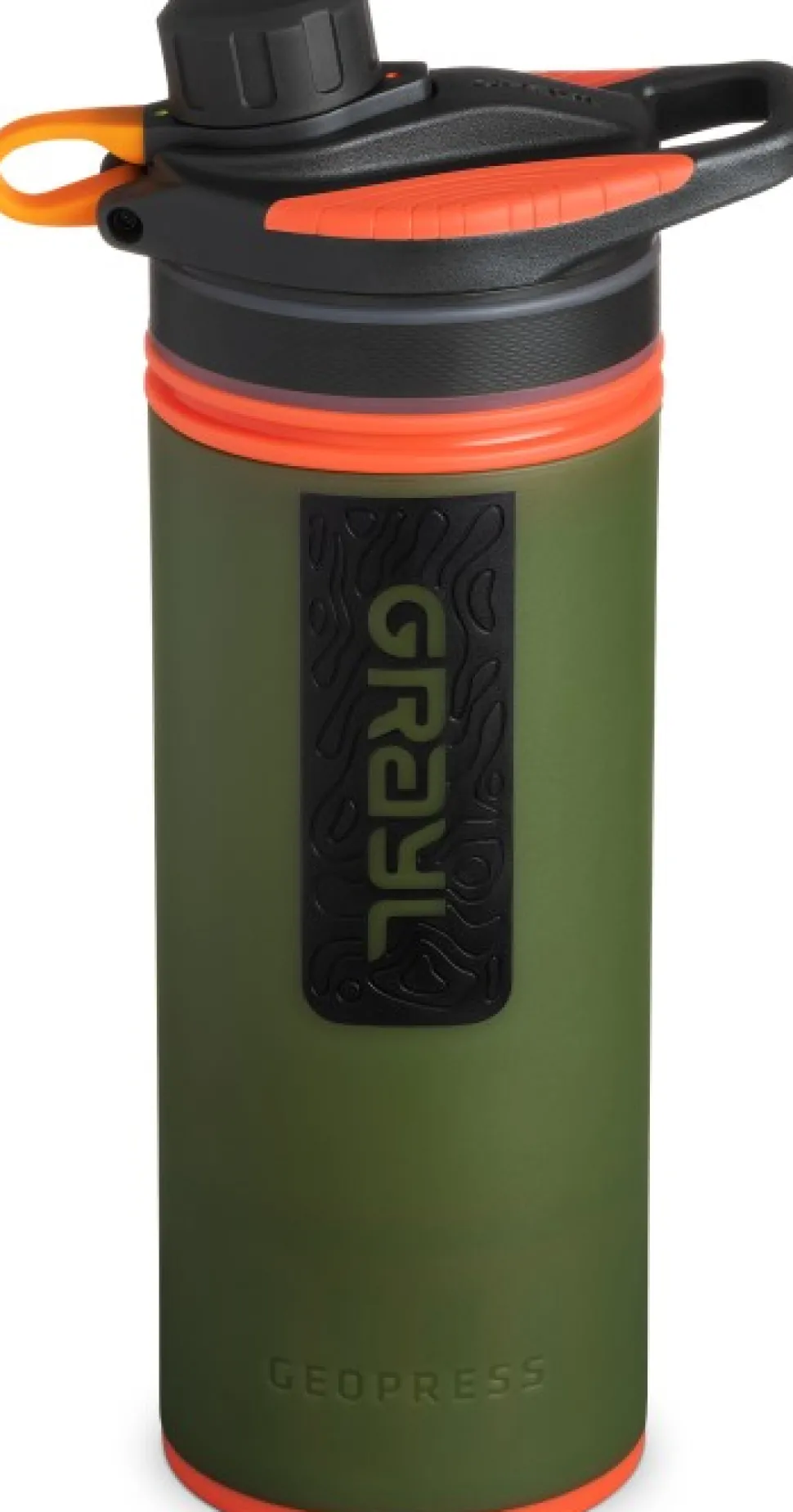Grayl Geopress Purifier Bottle Vedensuodatin, Oasis Green