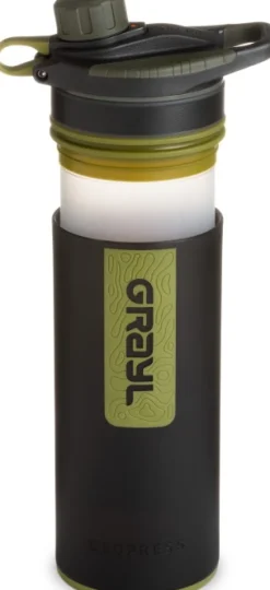 Grayl Geopress Purifier Bottle Vedensuodatin, Camo Black