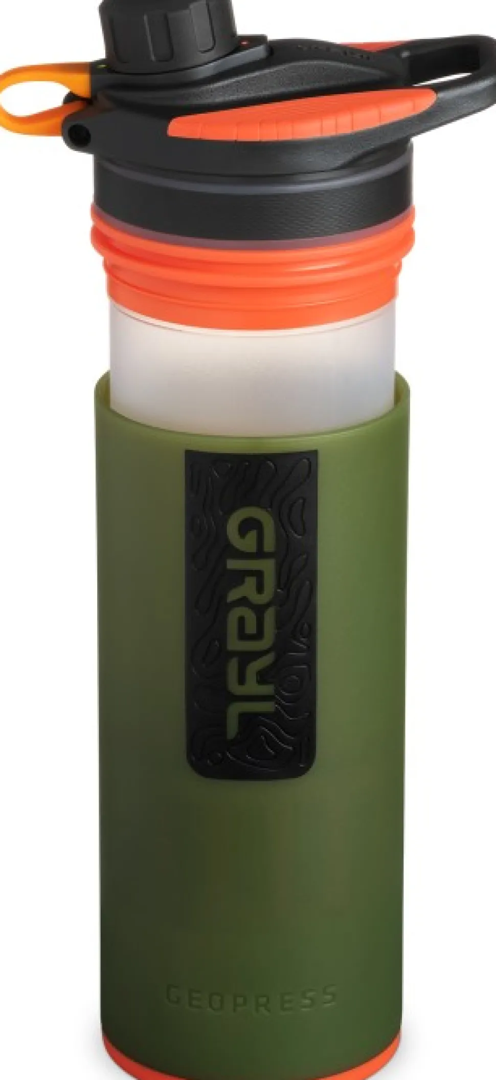 Grayl Geopress Purifier Bottle Vedensuodatin, Oasis Green