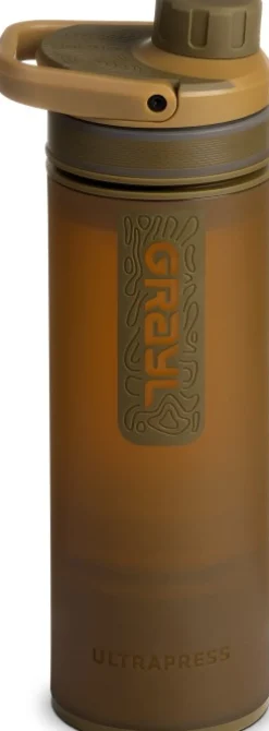 Grayl Ultrapress Purifier Bottle Vedensuodatin, Coyote Brown