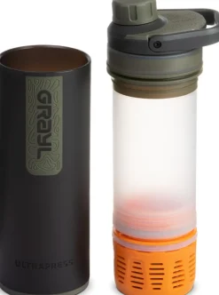 Grayl Ultrapress Purifier Bottle Vedensuodatin, Camp Black