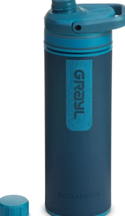 Grayl Ultrapress Purifier Bottle Vedensuodatin, Forest Blue