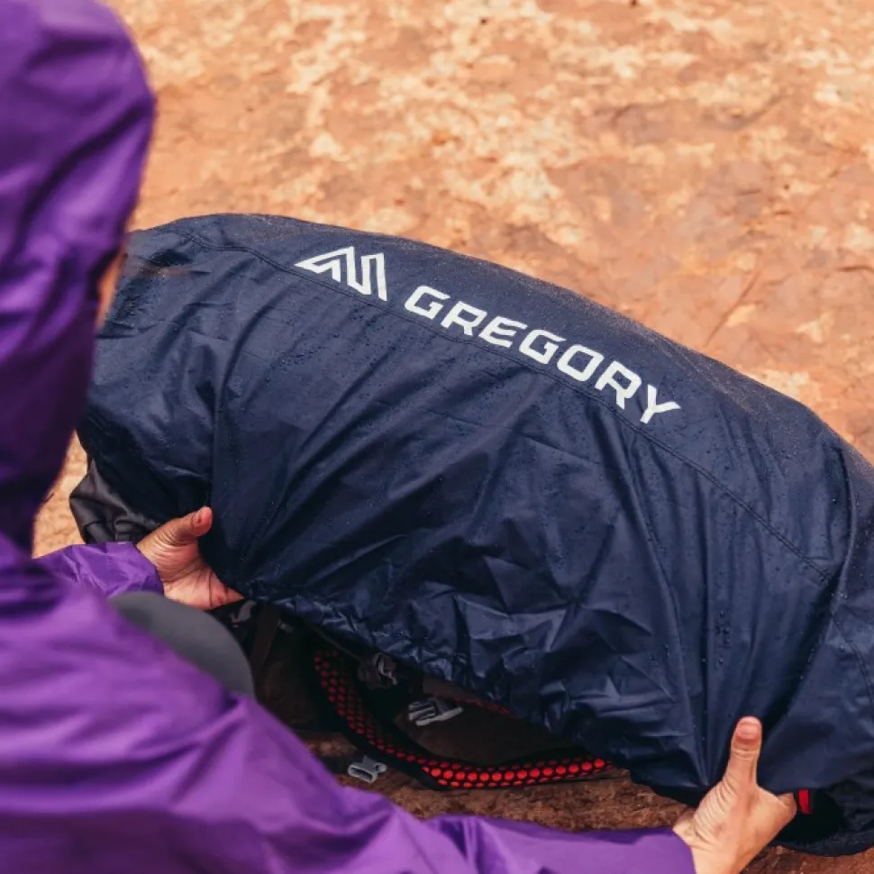 Gregory Raincover 50L-80L Sadesuoja, Musta