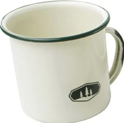 Gsi Deluxe Enamelware Cup Cream