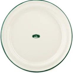 Gsi Deluxe Enamelware Plate Cream
