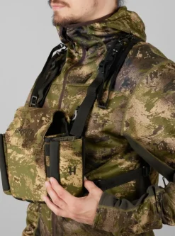 Harkila Deer Stalker Camo Bino Strap Kiikarin Kantolaukku Valjailla, Axis Msp®Forest