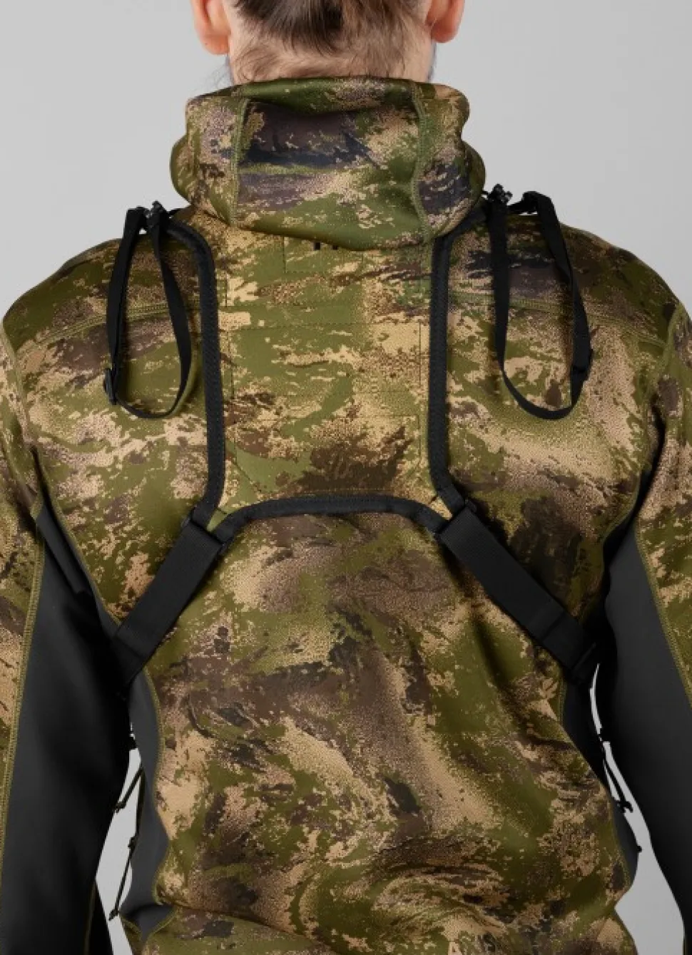 Harkila Deer Stalker Camo Bino Strap Kiikarin Kantolaukku Valjailla, Axis Msp®Forest