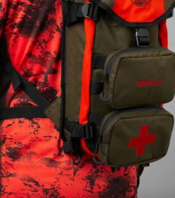 Harkila Wildboar Pro Metsästysreppu, 12 L, Tummanvihrea/Oranssi