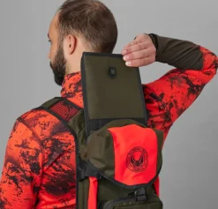 Harkila Wildboar Pro Metsästysreppu, 12 L, Tummanvihrea/Oranssi