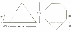 Helsport Varanger 4-6 Camp Outer Tent Incl. Pole -Teltta