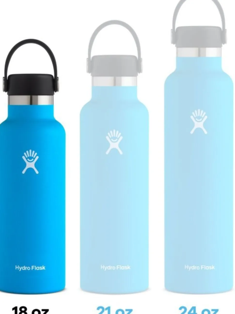 Hydroflask Insulated Standard Mouth Flex Juomapullo, 532Ml, Tummansininen