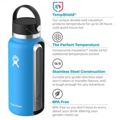 Hydroflask Wide Mouth Flex 591 Ml Black