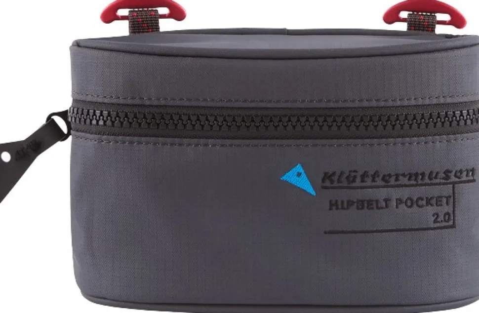Klattermusen Hipbelt Pocket 2.0 Lisatasku, Tummanharmaa