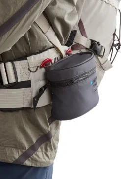 Klattermusen Hipbelt Pocket 2.0 Lisatasku, Tummanharmaa